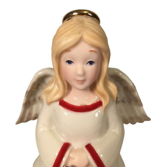 LENOX MERRY & LIGHT Christmas Angel Figurine Sculpture - NEW in BOX - LIGHTS UP! - Picture 9 of 16